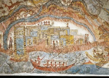 Descubren que la erupción minoica del Santorini fue antes de lo esperado.