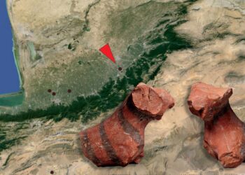 Una figura de tigre de cerámica es la más antigua representación de este animal en Irán.
