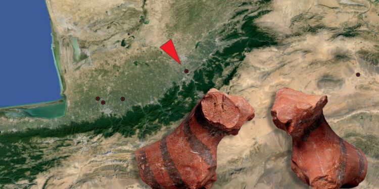 Una figura de tigre de cerámica es la más antigua representación de este animal en Irán.