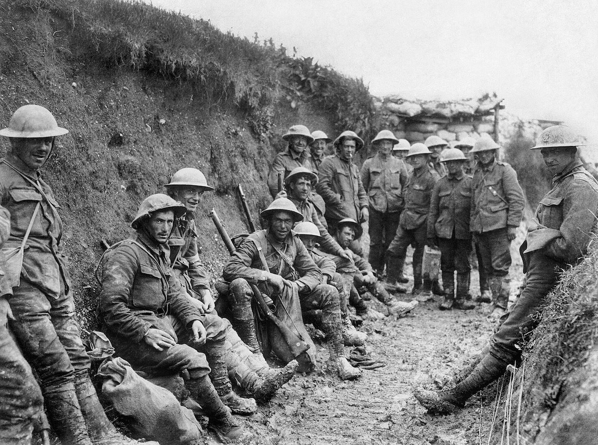 trincheras en la batalla del somme primera guerra mundial