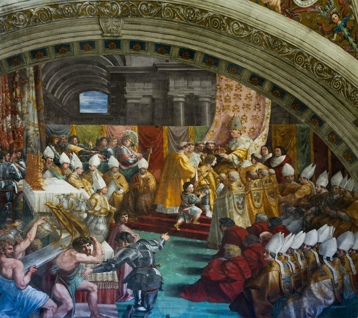 coronacion carlomagno navidad 800