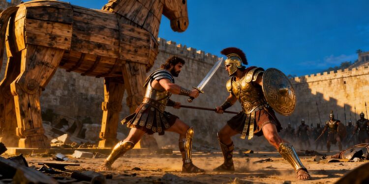 Guerra de Troya. El Caballo de Troya frente a las murallas: la estrategia que permitió a los griegos entrar en la ciudad después de diez años de guerra