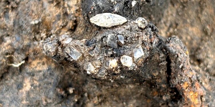 Encuentran 22 piezas de oro en un entierro romano en Francia.