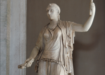 tumba de cleopatra. Estatua de Cleopatra VII, conservada en el Vaticano, representación de la última reina de Egipto