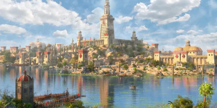 Encuentran fragmentos del Faro de Alejandría en las profundidades del puerto.