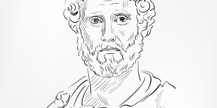 Herófilo (335-280 a.C.), anatomista griego de Alejandría, fundador de la medicina empírica y el primer diseccionador sistemático de cadáveres humanos