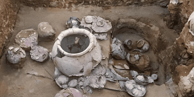 La lanza de hierro más grande de la era de los metales de la India.