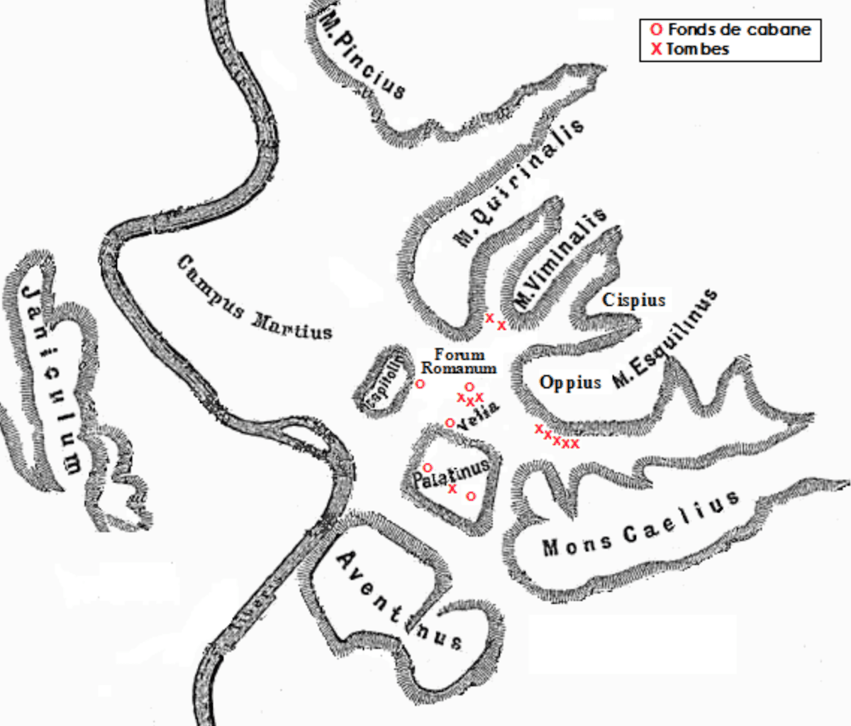 mapa palanteo ciudad fundada por evandro