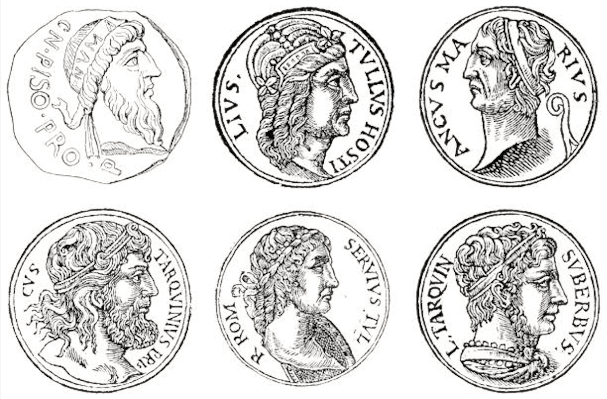 los reyes legendarios de Roma.