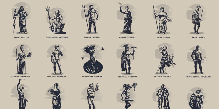 sincretismo greco latino dioses en la mitologia griega y romana