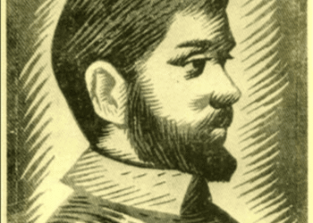 Retrato grabado de Paulo Dias de Novais, explorador y colonizador portugués que estableció la colonia de Luanda en Angola en 1575.