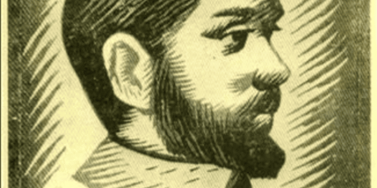 Retrato grabado de Paulo Dias de Novais, explorador y colonizador portugués que estableció la colonia de Luanda en Angola en 1575.