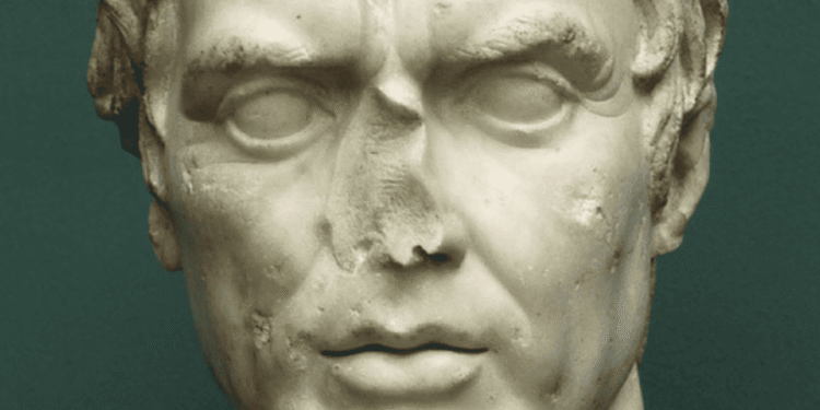 Busto de mármol de Publio Cornelio Escipión Africano, copia romana posterior. Aunque no existen retratos contemporáneos de Escipión (murió 183 a.C.), esta escultura representa la iconografía romana republicana del general.