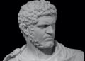 Caracalla, emperador romano (211-217 dC). Busto de mármol del emperador paranoico que asesinó a su hermano Geta y reformó el imperio romano.