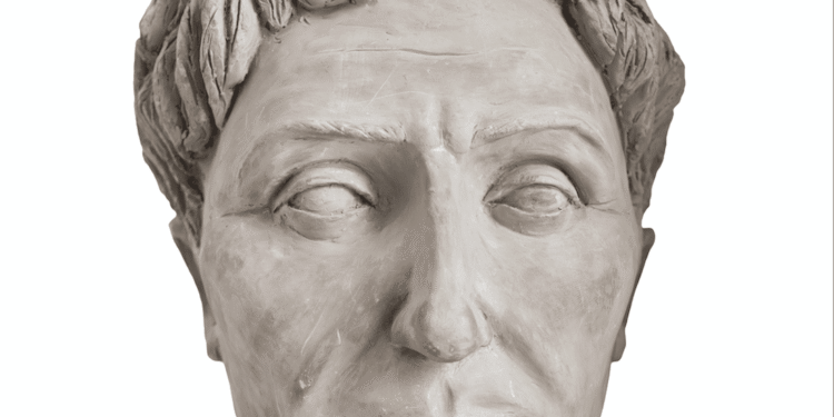 Busto de Pompeyo el Grande, general romano y miembro del Primer Triunvirato (106-48 a.C.)