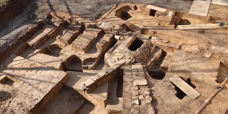 Descubren el fuerte romano más antiguo de Frankfurt.