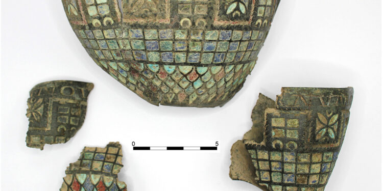 Hallan una copa del Muro de Adriano.