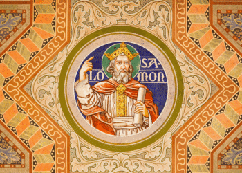 Salomón, rey de Israel (966-930 a.C.), constructor del Primer Templo y figura legendaria del ocultismo medieval vinculada al Ars Goetia y los 72 demonios.