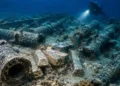 Descubren en Cádiz un naufragio con 27 cañones y 18 lingotes de plata.