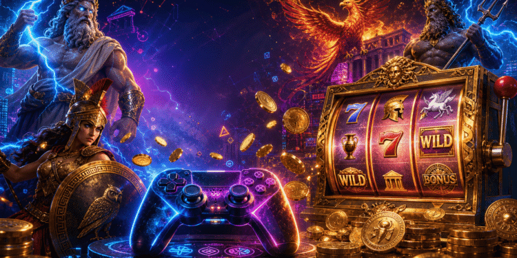 juegos, videojuegos y tragaperras sobre mitologia