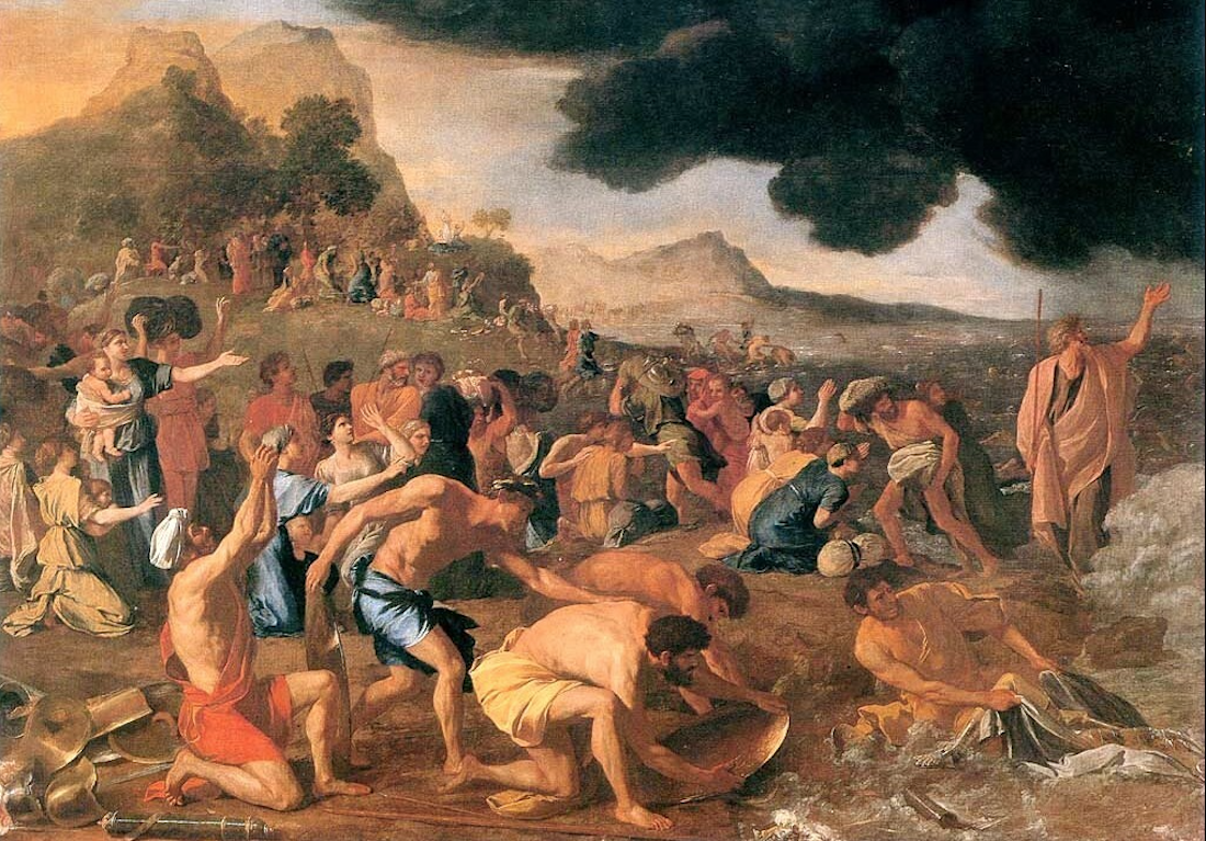 Cruce del Mar Rojo de Nicolas Poussin