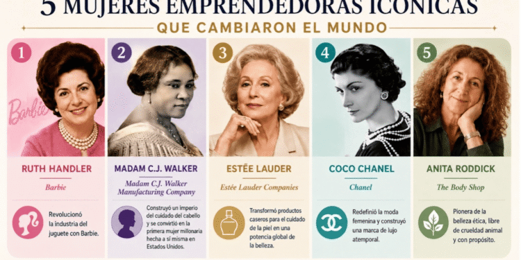 Grandes mujeres emprendedoras de la historia contemporánea