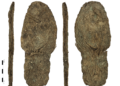 Descubren sandalias hechas de esparto en excelente estado de conservación.