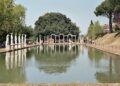 Descubren una placa de mármol donde cayó un rayo en la Villa Adriana.